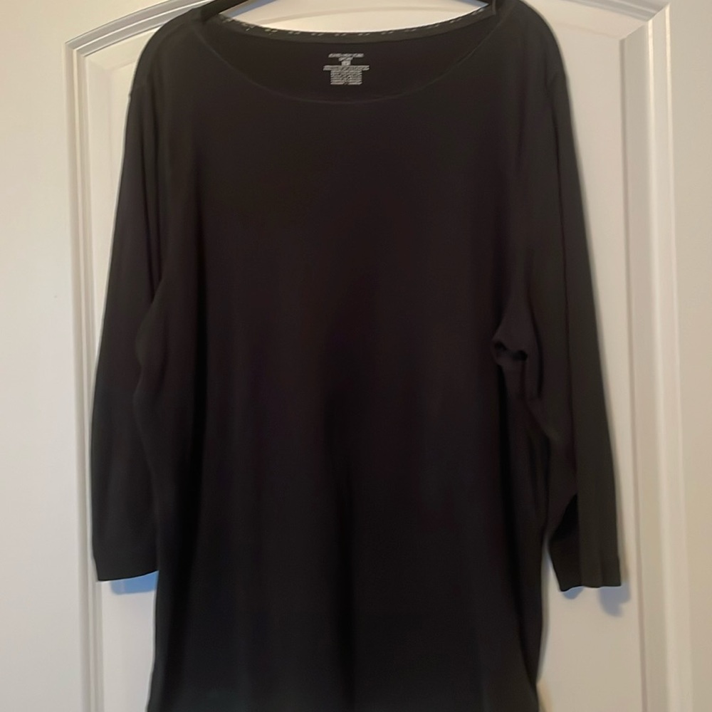 Jones New York Black Tee